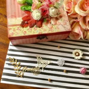 Handmade gift box for anniversary