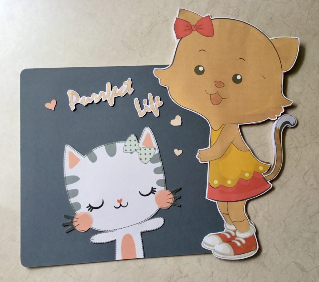 Scrapbook for cat